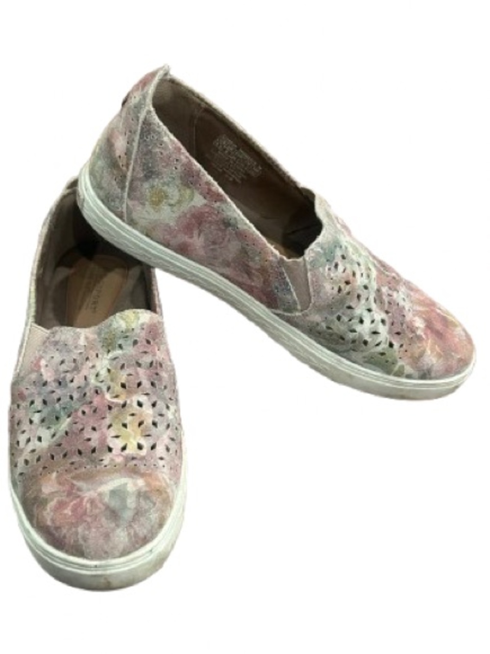 Rockport Cobb Hill Collection Women’s Slip-On Floral Comfort Sneakers Size 8.5